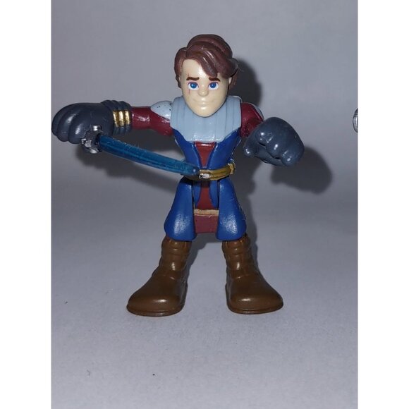 Star Wars Playskool Jedi Force Obi-Wan Kenobi & Anakin Skywalker 2-Pack Mini-Fig - Picture 2 of 10